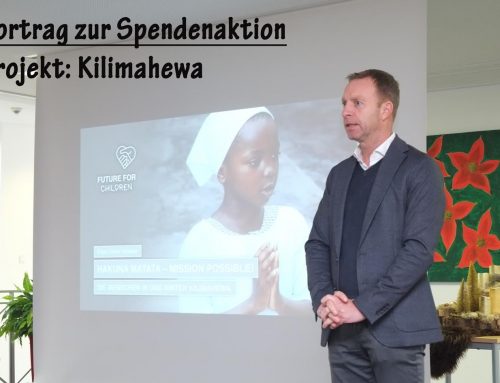 Vortrag von Herrn Hirtreiter (Spendenaktion: Kilimahewa)