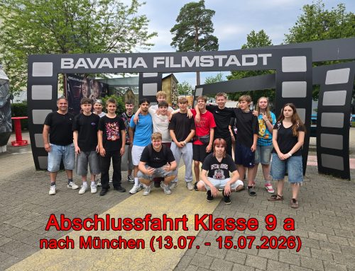 Abschlussfahrt der Klasse 9 a